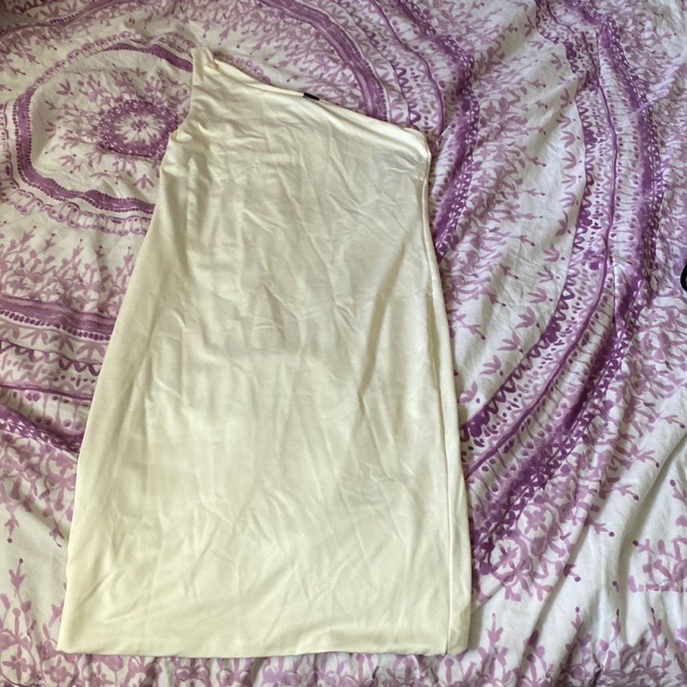 Mini one shoulder dress